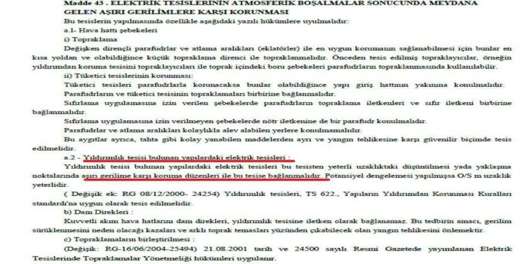 madde 43 yönetmeliği