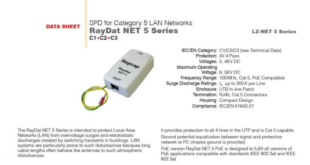 Raydat net in yıldırımlardan korunması