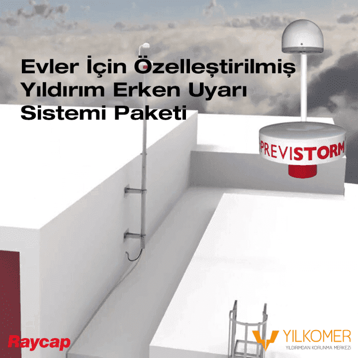 Evler İçin Özelleştirilmiş Yıldırım Erken Uyarı Sistemi Şimdi İncele